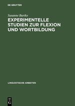 ISBN 9783484303768: Experimentelle Studien zur Flexion und Wortbildung - Pluralmorphologie und lexikalische Komposition im unauffälligen Spracherwerb und im Dysgrammatismus