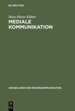 ISBN 9783484371095: Mediale Kommunikation