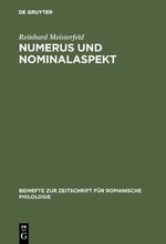 ISBN 9783484522930: Numerus und Nominalaspekt – Eine Studie zur romanischen Apprehension