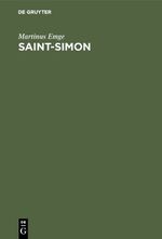 ISBN 9783486202359: Saint-Simon – Einführung in ein Leben und Werk, eine Schule, Sekte und Wirkungsgeschichte