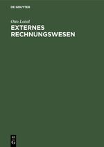 ISBN 9783486215625: Externes Rechnungswesen