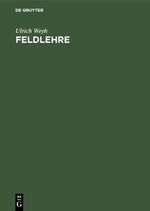 ISBN 9783486224863: Feldlehre - Die Grundlagen der Lehre vom elektrischen und magnetischen Feld