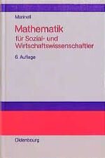 ISBN 9783486236002: Mathematik für Sozial- und Wirtschaftswissenschaftler