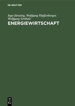 Energiewirtschaft - Einführung in Theorie und Politik