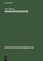 John Sloman: Mikroökonomie John Sloman: Mikroökonomie