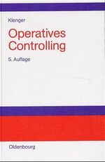 ISBN 9783486254891: Operatives Controlling