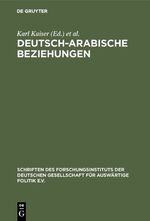 ISBN 9783486506211: Deutsch-arabische Beziehungen