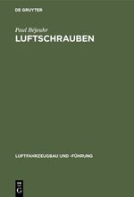 ISBN 9783486740844: Luftschrauben