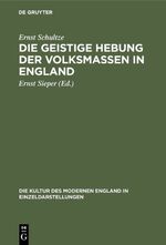 ISBN 9783486740882: Die geistige Hebung der Volksmassen in England