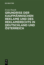 ISBN 9783486759105: Grundriss der kaufmännischen Reklame und des Reklamerechts in Deutschland und Österreich