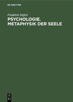 ISBN 9783486760255: Psychologie. Metaphysik der Seele