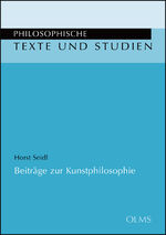 ISBN 9783487151120: Beiträge zur Kunstphilosophie