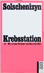 ISBN 9783499113956: Krebsstation. Buch I