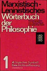 ISBN 9783499161551: Marxistisch-Leninistisches Wörterbuch der Philosophie Band 1-3