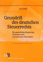 ISBN 9783503057146: Grundriss des deutschen Steuerrechts