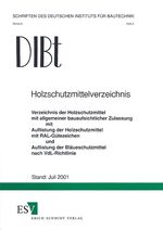 ISBN 9783503060641: Holzschutzmittelverzeichnis