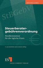 Steuerberatergebührenverordnung - Handkommentar für die tägliche Praxis