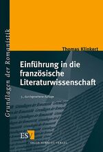 Einführung in die französische Literaturwissenschaft