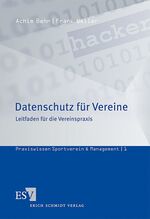 ISBN 9783503126897: Datenschutz für Vereine - Leitfaden für die Vereinspraxis