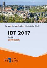 ISBN 9783503181629: IDT 2017, Band 2 – Sektionen