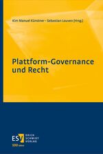 ISBN 9783503237319: Plattform-Governance und Recht