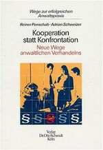 Reiner Ponschab: Kooperation statt Konfr Reiner Ponschab: Kooperation statt Konfr