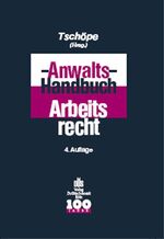 ISBN 9783504420369: Anwalts-Handbuch Arbeitsrecht.