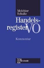 Handelsregisterverordnung - Kommentar