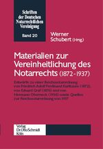 ISBN 9783504651169: Materialien zur Vereinheitlichung des Notarrechts (1872-1937) - Entwürfe zu einer Reichsnotarordnung von Friedrich Adolf Ferdinand Kurlbaum (1872), von Eduard Graf (1876) und von Hermann Oberneck (1930) sowie Quellen  zur Reichsnotarordnung von 1937