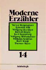 ISBN 9783506292209: Moderne Erzähler / Moderne Erzähler