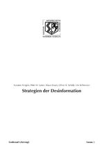 ISBN 9783506777577: Strategien der Desinformation