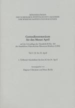Gottesdienstmenäum für den Monat April: Teil 3., 20. bis 30. April / Teilbd. 1., Akoluthien für den 20. bis 24. April