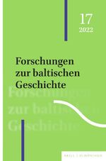 ISBN 9783506790361: Forschungen zur baltischen Geschichte