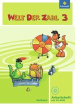 ISBN 9783507044579: Welt der Zahl / Welt der Zahl - Ausgabe 2009 Sachsen – Ausgabe 2009 Sachsen / Arbeitsheft 3 mit CD-ROM