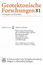 Tektonische Entwicklung des nordchilenischen aktiven Kontinentalrandes - Der Einfluss von Plattenkonvergenz und Rheologie