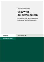 ISBN 9783515088602: Vom Wert des Notwendigen – Preispolitik und Lebensstandard in der DDR der fünfziger Jahre