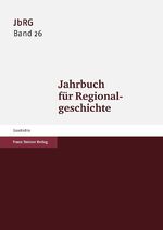 ISBN 9783515092531: Jahrbuch für Regionalgeschichte 26 (2008)