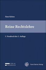 ISBN 9783515117777: Reine Rechtslehre