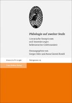 ISBN 9783515123570: Philologie auf zweiter Stufe. Literarische Rezeptionen und Inszenierungen hellenistischer Gelehrsamkeit (Palingenesia. Schriftenreihe f. Klassische Altertumswissenschaft; Bd. 115).