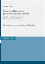 Martin Hose: Formen und Funktionen griec