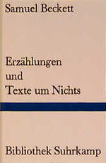 ISBN 9783518010822: Erzählungen und Texte um Nichts. Aus dem Englischen übertragen von Elmar Tophoven. - (=Bibliothek Suhrkamp, BS 82).