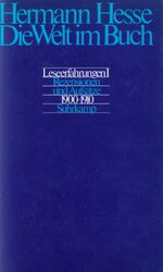 Hermann Hesse: Die Welt im Buch : Leseer Hermann Hesse: Die Welt im Buch : Leseer