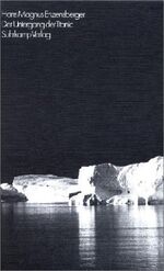Enzensberger Hans, Magnus: Der Untergang