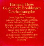 Hermann Hesse: Gesammelte Erzählungen.Zu Hermann Hesse: Gesammelte Erzählungen.Zu