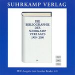 Die Bibliographie des Suhrkamp-Verlages - 1950 - 2000