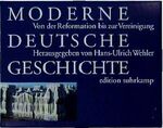 WEHLER, H.-U., Hrsg.: Moderne deutsche G WEHLER, H.-U., Hrsg.: Moderne deutsche G