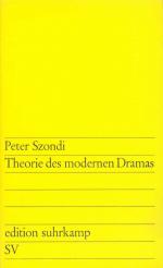 ISBN 9783518100271: Theorie des modernen Dramas 1880 - 1950