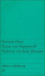 ISBN 9783518100844: Tractat vom Steppenwolf