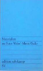 ISBN 9783518102329: Materialien zu Weiss' Marat /Sade