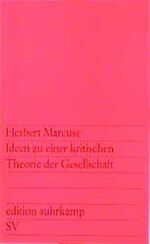 ISBN 9783518103005: Ideen zu einer kritischen Theorie der Gesellschaft